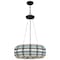Quoizel Shanghai 3-Light Matte Black Pendant TF5334MBK - alternate 5
